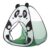 Amazon Brand – Jam & Honey Panda Popup Play Tent for Kids | Foldable Animal Themed Tent House | for Boys and Girls from 1 to 4 Years | Easy to Set Up | Green