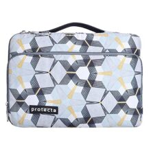 Protecta Oscar 360˚ Protection Waterproof 13.3 Inch Laptop Bag For Men & Women Ideal For Office & College With Soft Interiors & Retractable Handle – (Compass Print)