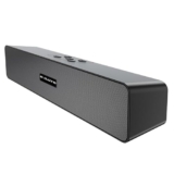 E Gate C201 | 16W Bluetooth Sound Bar Speaker, Dual Drivers + Dual Passive Radiators For Extra Bass, Upto 12 Hr Playback, Call Function, Bluetooth 5.3, Aux, Msd, Usb, Fm & Tws (Grey) – Egate Soundbar