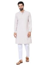 See Designs Men’S Full Sleeve Mandarin Collar Men Thistle Purple Ethnic Motifs Sequins Embroidered Straight Long Kurta – Festive Collection | – Sdkt2888M