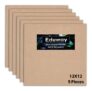 Eduway® 12×12 Inch MDF Board Wood Sheet for Mandala , Lippan, Resin Art & Craft, 4mm Thick, Pack of –5 – Premium Cardboard Material for Artists, Art and Craft Students – Hard Cutout in Small and Large Sizes (30×30 cms)