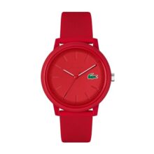 Lacoste Lacoste.12.12 Qtz Basic Red Round Dial Men’s Watch|Red Silicone Material|Multi Color Band – 2011173