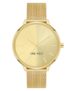 Nine West Women’s Analog Watch, Gold-Tone Mesh Band, Japanese Quartz Movement, Sunray Dial, Second Hand Feature