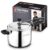 Bergner Tripro Tri-Ply Stainless Steel 5 L Inner Lid Pressure Cooker, Bakelite Safe Grip Handle, Triply Bottom, Healthy Cooking, Even And Faster Heating – Induction And Gas Stove Ready