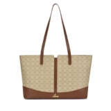 Lavie Women’s Mono Freya Monogram Print Tote Bag for Women | Tote Bag for Work | Ladies purse | Stylish Shoulder Bag | Gift for Women