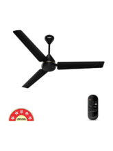 Crompton En Hyperboost 48 5Z With 2 Year Warranty Bldc Motor With Remote 1200 Mm Ceiling Fan(5 Star | Matte Black | Pack Of 1)