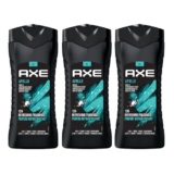 Axe Apollo 3-In-1 Body, Face & Hair Wash | Fresh Sage & Cedarwood Scent | 12H Refreshing Fragrance | Combo Of 3| 400 Ml Each