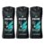 Axe Apollo 3-In-1 Body, Face & Hair Wash | Fresh Sage & Cedarwood Scent | 12H Refreshing Fragrance | Combo Of 3| 400 Ml Each