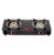 Pigeon Ignia 2 Burner Gas Stove | Brass Burner | Easy Cleaning | Toughened Glass | 2 year Warranty