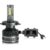 OTO2EYE 1 YEAR WARRANTY Ultra Bright H4 Fitting 120 Watt LED Headlight Bulb|High And Low Beam|Lens Projector Headlamp Bulb With Cooling Fan For All Bikes & Scooters, White