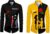 Jrkenterprise Men Printed Casual Yellow Shirt