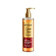 Streax Serum Shine Shampoo, 490Ml |Shampoo For Frizzy And Dry Hair |Mildy Everyday |For Women & Men,Paraben-Free With Silicon Boosters & Vit B5 | For Smooth & Shiny Hair