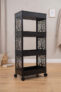Surety for Safety Shelf Organizers(Black, Plastic)