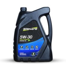 Signate Car Engine Oil for Petrol, CNG and Diesel Car 5L, Synthetic Engine Oil for Cars, Anti-Wear Car Engine Oil for Reduced Maintenance Cost, 5L