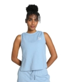 PUMA Womens CLASSICS Ribbed Relaxed Tank, Zen Blue, XL (62426620)