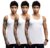 Lux Nitro Ultima Men’s Premium Cotton Vest| Feather-Soft, Breath-Light, Moisture-Absorbent Vest for Daily Comfort – White (Pack of 3)