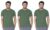 Lux Nitro Men’s Regular Fit (Round Neck T-Shirt_DEEP Grass Green 2XL)