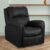 Recliners India -Spino Single Seater Recliner Sofa | 3 Modes Of Comfort | 1-Year Manufacturer Warranty | Manual Recliner Chair | Color- Black | Cushion Armrest | Living Room Recliner Sofa