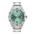 TIMEX Analog Watch for Men with Green Dial & Silver Stainless Steel Bracelet Band – Water Resistant Men’s Wrist Watches -TWEG295SMU01