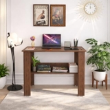 Spyder Craft Genesis Engineering Wood Modern Office Desk Study Table Computer Table For Office Work From Home Kids Study Room Workstation – Wood Brown