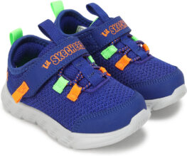 Skechers Boys Velcro Sneakers(Blue, 13-14 Years)