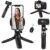 Eloies® Mini Tripod with 360 Degree Mobile Attachment Lightweight Portable for Vlog, Video Shooting, Photography, YouTube Tripod for Mobile and Camera, Stand for Video Shooting, with Bluetooth Remote