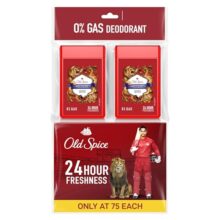 Old Spice Lionpride No Gas Deodorant Body Spray Perfume For Men | Pocket Size | Pack Of 2 | 17Ml Each | Travel Friendly