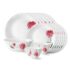 Larah by Borosil Fluted Series Ageria Opalware Dinner Set | 13 Piece for Family of 4 | Microwave & Dishwasher Safe | Bone-Ash Free | Crockery Set for Dining & Gifting | Plates & Bowls | White