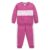 LuvLap Baby Girls Full Sleeve Sweatshirt & Pyjama Set Pack Of 1, Cotton Rich Fleece, Burgundy, M (3 to 6 Months)