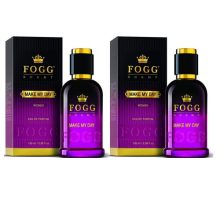 Fogg Women Spray Scent Make My Day Perfume, Long-Lasting, Fresh & Powerful Fragrance Spray, Eau De Parfum, 2 X 100 Ml (Pack Of 2), 200 Millilitres