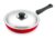Nirlon Non Stick Food Grade Quality Aluminium Lpg Stove Compatible Only Fry Pan/Frying Pan/Pasta Pan 24Cm Diameter With Steel Lid[Red_Fp12]