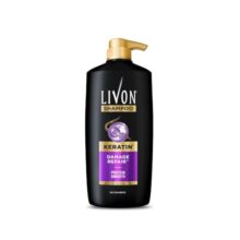 Livon Keratin Shampoo for Women & Men | Repairs Damaged Hair | Smooth & 5x Stronger Hair | No Parabens | 1L