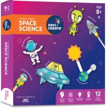 Fevicreate Space Science Kit, Diy Art & Craft Set, Includes Space Themed Activities & Game