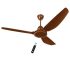 KUHL Brise E3 1320 mm 65% Power Saving BLDC Ceiling Fan | BEE 5 Star Rated & ISI Marked | High Air Flow | 5 Year Warranty on Motor | Free Installation | Brown