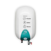 Havells Instanio Prime 25 Litre Storage Water Heater (Geyser) |Temp. Sensing Color Changing Led Indicator | Glass Coated Anti Rust Tank | Warranty: 5 Year On Tank | High Rise Compatible (White Blue)