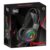 Tag Carbon Wired Usb Gaming Over Ear Headphones, Headset With Mic & Rgb Effect