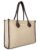 LEGAL BRIBE Womens Textured Shoulder Tote Bag Test (Beige)
