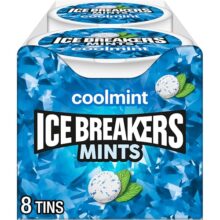 Icebreakers Mints Coolmints Mints, Natural And Artificial Flavour, 8 X 42 G