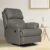 Recliners India Single Power Seater Recliner Sofa | 765/369 Power Recliner Chair | Cushion Armrest | Living Room Recliner Sofa | 1-Year Manufacturer Warranty | Colour- Grey
