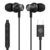 Ptron Boom Play V2 In-Ear Type C Wired Headphones With Mic, 10Mm Drivers For Immersive Sound & Deep Bass, 1.2M Tangle-Free Cable, In-Line Controls, Snug-Fit Metal Buds & Wide Compatibility (Black)