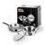 Milton Pro Cook 3-Layer Thick Triply Bottom I Induction Cookware & Gas Stove Friendly Stainless Steel 3 Pc Cookware Set | Kadhai & Fry Pan with Lid 22 cm | Deep Frying | 2Y Warranty