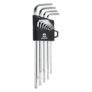 AGRICO Tata Set of 9, Long Allen Key/Wrench Key Set Garage Automotive, Household & Industrial Applications | L Shape Repair Tool, Standard | Grey (Pack of 1, ‎TAK002)
