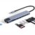 Technoview USB-C Hub Dock 8-in-1 HDCP Aluminium Type-C Adapter with 4K HDMI Port, Ethernet 100mbps Port, USB 3.0 Port, USB-C Power Delivery, TF/SD Card Reader, Mac & Windows USB-C Devices