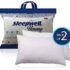 Sleepwell Pillow Set || Comfort And Support Pillow Microfibre Solid Sleeping Pillow Pack of 2(White)