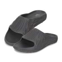 Yoho All-Terrain Sliders For Men | Cushioned Slippers| Lightweight | Waterproof | Monsoon Grey- Uk 9