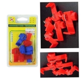 DIY Crafts Pack Of 5 Pcs, Red, Lock Wire Connectors Set, Quick Splice Connector Terminals, Electrical Wire Splice Connectors, Quick Connec (Pack Of 5 Pcs, Red)