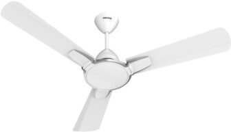 Voltas Rimflo with 2 Year Warranty Remote Controlled 1200 mm Ceiling Fan(5 Star | White | Pack of 1)