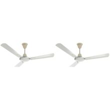 Anchor Sonora Dlx Star Anti Dust High Speed Fan | 1200Mm 1 Star Rated Ceiling Fan With 400 Rpm (2 Yrs Warranty) (Pearl Cream Grey, 1 Piece) (Pack Of 2)