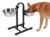 Premiumav Earth-Friendly U Shape Stand Dog Bowl – Large Size Stainless Steel Pet Feeder Made With Rice Husk – Eco-Friendly Food And Water Bowl For Dogs And Pets – 1 Unit Bounded Fusion
