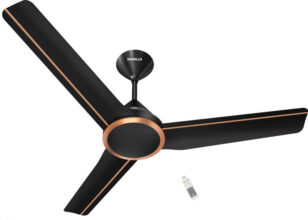 HAVELLS Trinity BLDC with 2 Year Warranty 1200 mm Ceiling Fan(Metallick Black LT Copper | Pack of 1)